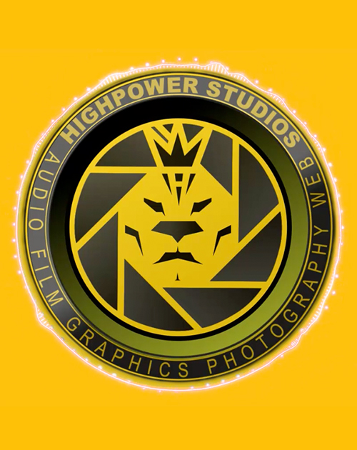 Highpower Studios Camera Lens Style Logo