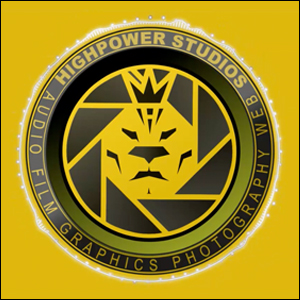Highpower Studios Camera Lens Style Logo